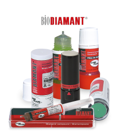 Abrasifs diamant sticks, pâtes, gel, diadoseurs bio diamant lam plan