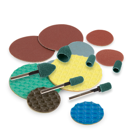 Dischi e cappucci abrasivi