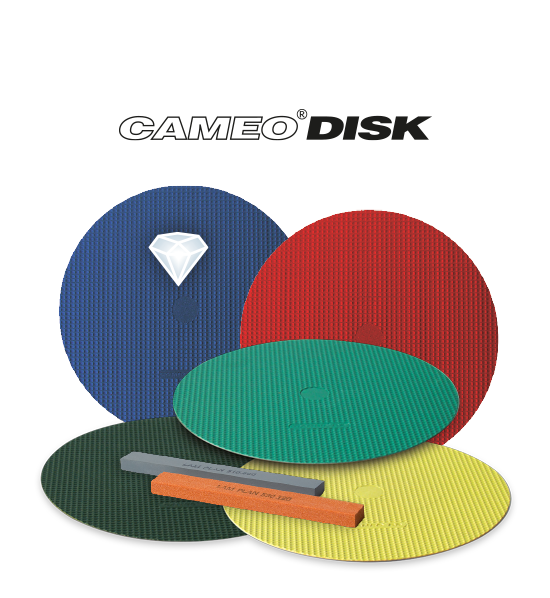 Supports CAMEO DISK pour machines à polir LAM PLAN
