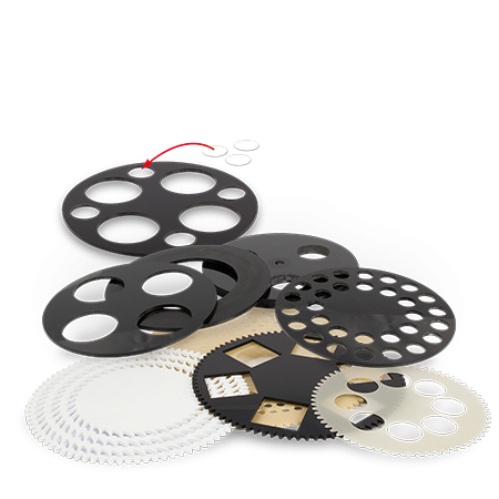 Maschere e satelliti per macchine mono e bifacciali