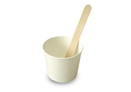 Bicchieri in cartone e spatole