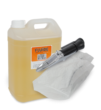 Fluides, filtres, réfractomètre et groupe d'apiration pour tronçonneuses