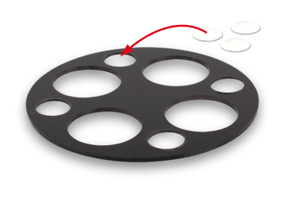 Self-adhesive thermoplastic skids serie 884