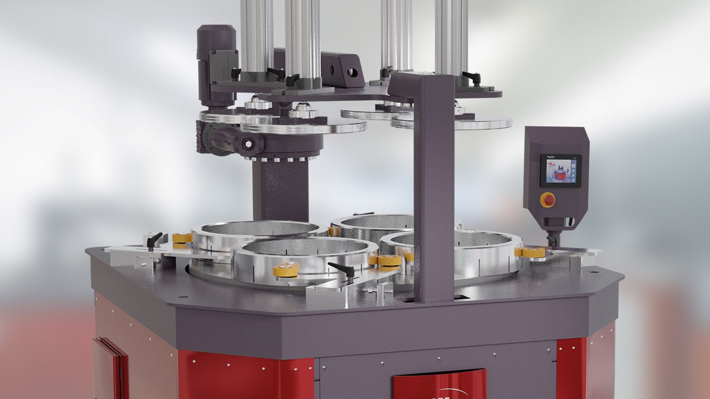 Rodeuse polisseuse M.M.9120 plateau fonte