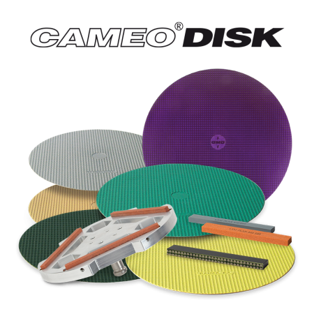 Supporti di rettifica prelucidatura cameo disk