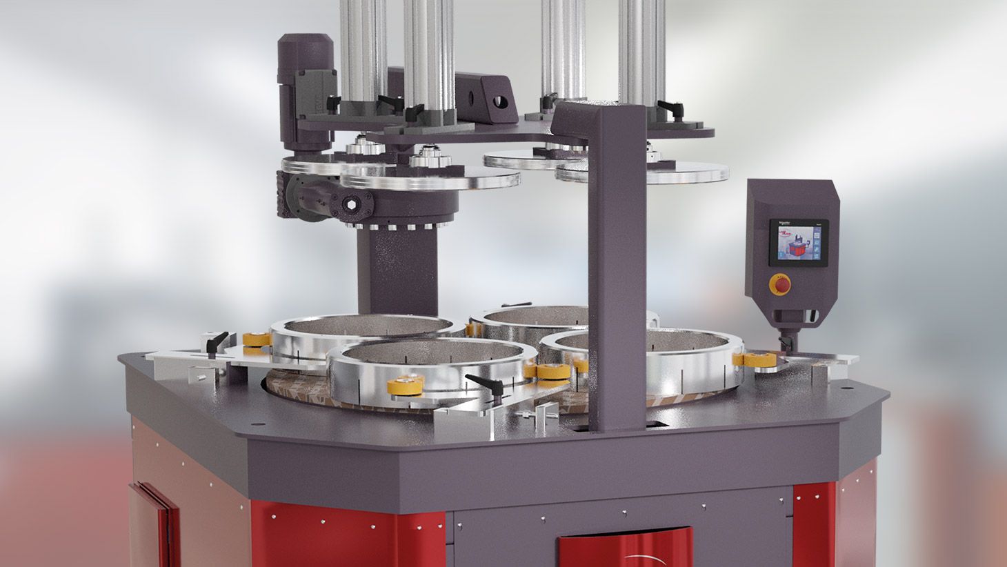 Rodeuse polisseuse M.M.9120 plateau Evolam