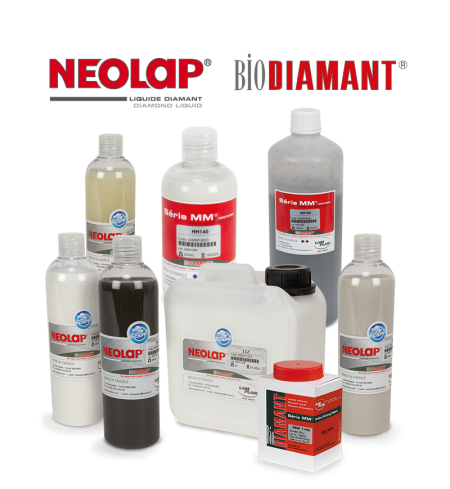 Liquides abrasifs diamant de polissage NEOLAP, BIO DIAMANT