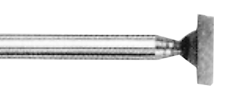 Mola su stelo corindone rosa