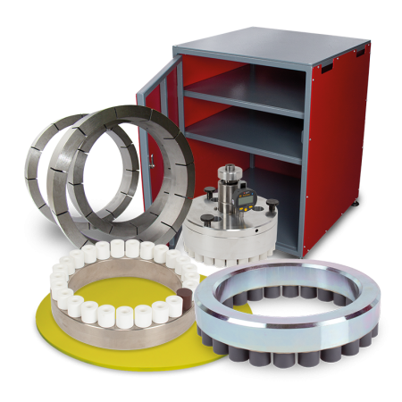 Accessories for lapping and polishing machines